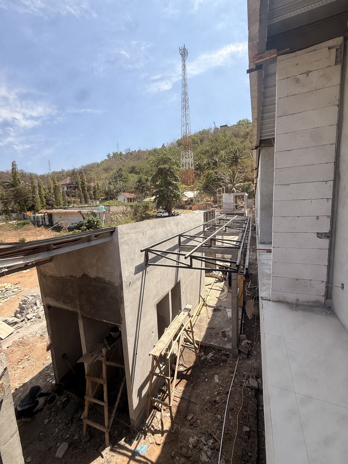 View from the upper floor