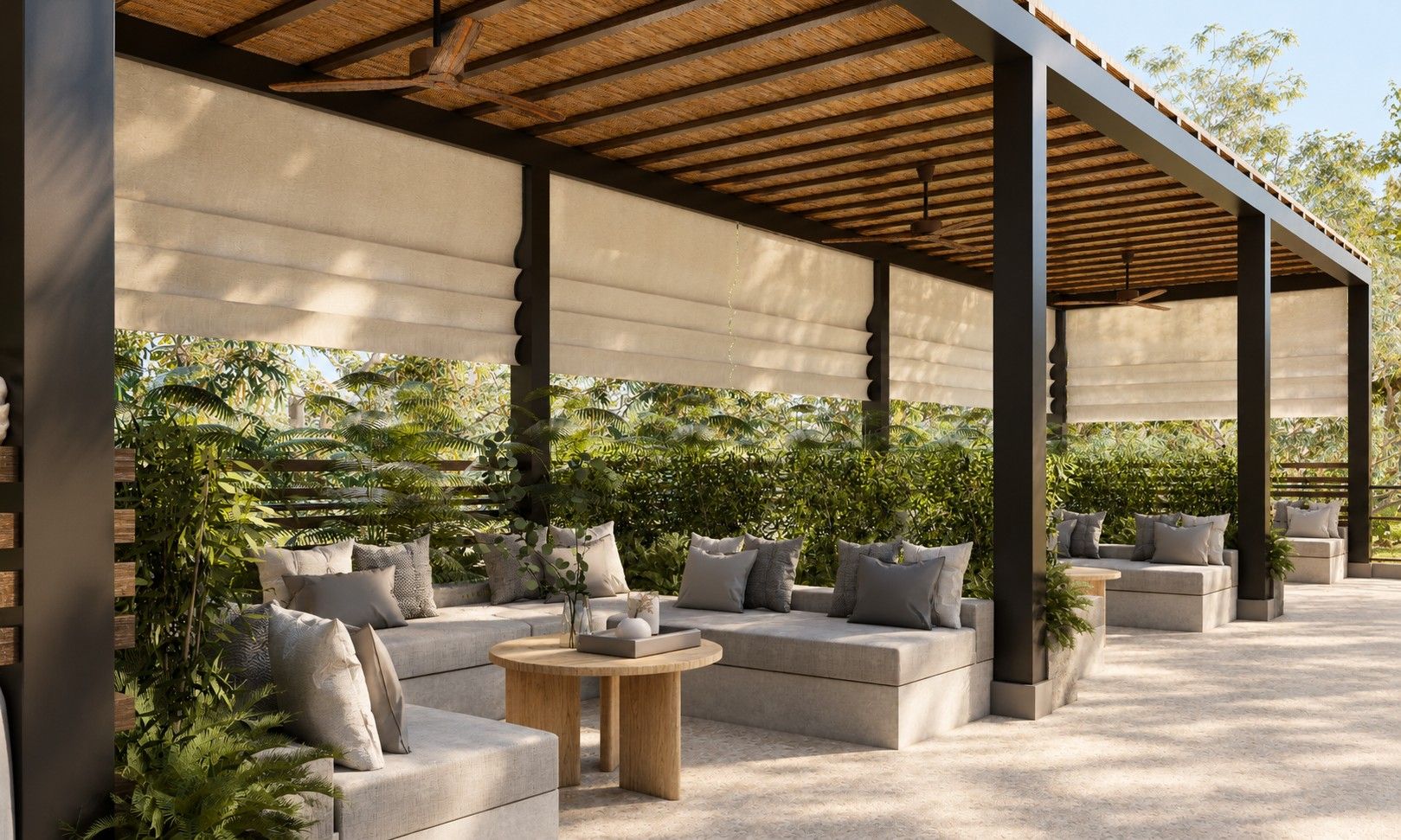 Rooftop lounge